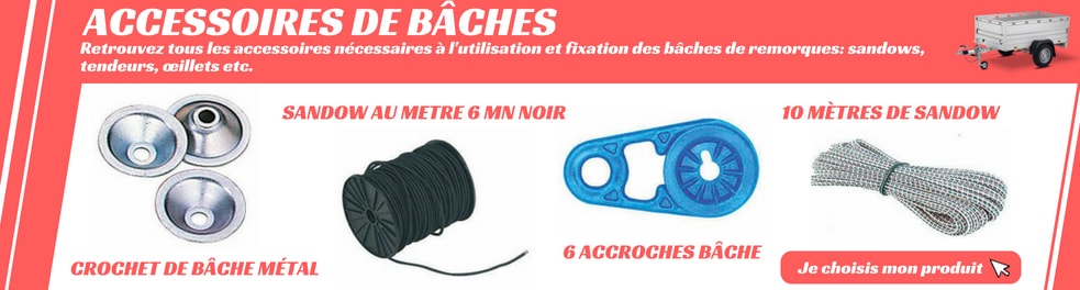 Accessoires pour bâches de remorque