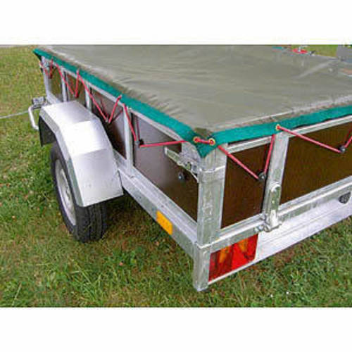 Filet De Protection Pour Remorque - Vert 2.3x3.5m - Sécurise Ton Chargement - Marque Relaxdays - Neuf