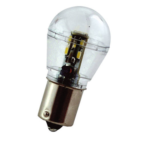 Ampoule LED BA15D 3W 110-220V – Blanc Chaud, 300 Lumens – COB 1511 – SODIAL
