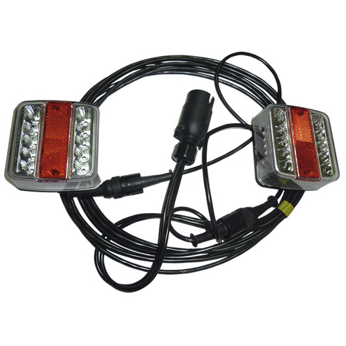 Kit d'éclairage à LED pour remorque avec câble d'alimentation de 4