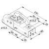 tête ak 7 v plus pour tube carré de 60 mm - version e