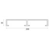 2 rampes aluminium 2.5 m 610 kg