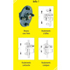 roulement à rouleaux conique 30205, pour essieu jusqu''a 750 kg.