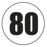 disque adhésif 80 km/h
