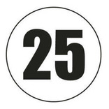 disque de vitesse adhésif 25 km/h