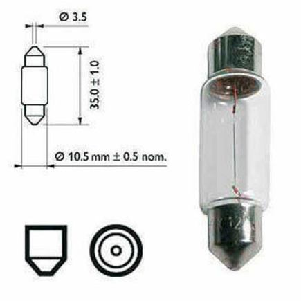 ampoule navette 5w 24 v